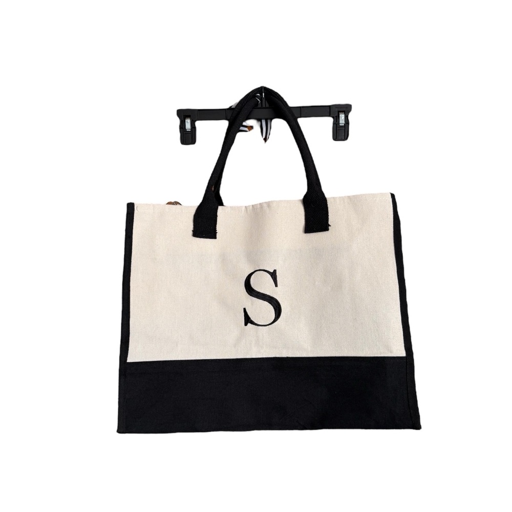 Stylish Black and White‎ Tote Bag
